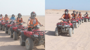 Evening Quad Bike Experience with Camel Ride & Tea in Hurghada